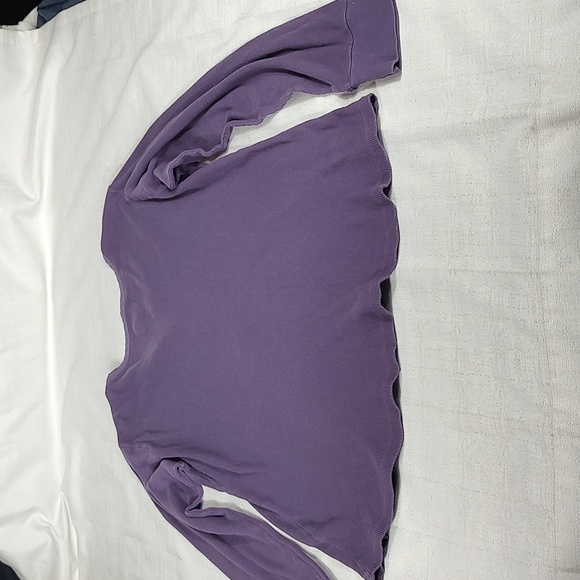 Cabela's Shirts Purple Waffle Long Sleeve 1/4 Button Up Outdoor Women Size Large - Picture 6 of 9